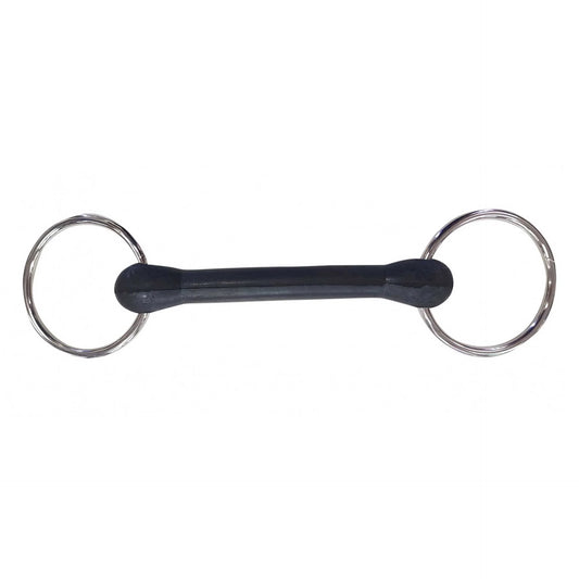 Straight Rubber Snaffle