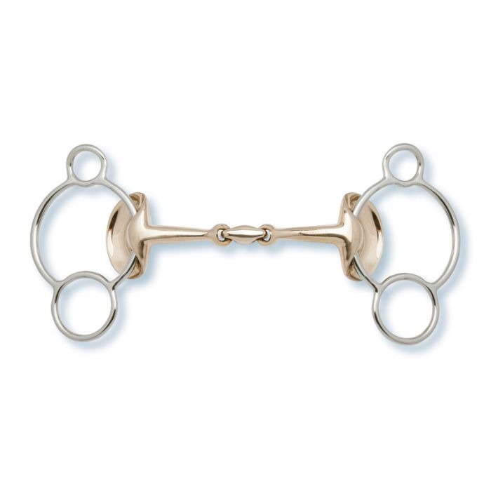 Stubben Golden Wings 3-Ring Gag Double Broken