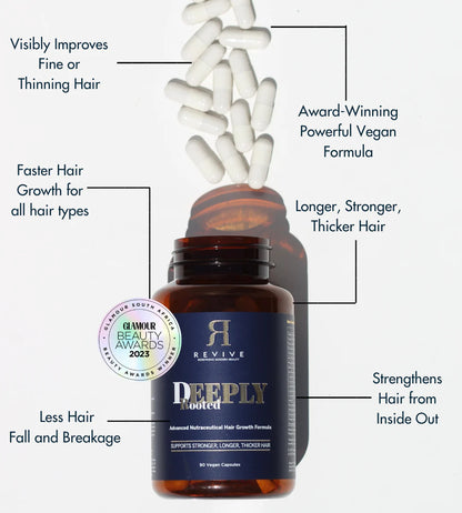 Deeply Rooted – Advanced Nutraceutical Hair Growth Formula