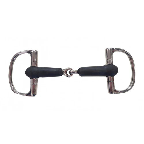 Rubber D Snaffle Bit